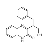 2(1H)-Quinoxalinone,3-[1-(hydroxymethyl)-2-phenylethyl]- Structure