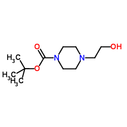 1-BOC-4-(2-hydroxyethyl)piperazine Structure