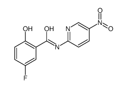 5-fluoro-2-hydroxy-N-(5-nitropyridin-2-yl)benzamide结构式