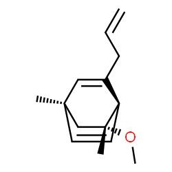 Bicyclo[2.2.2]octa-2,5-diene, 8-methoxy-1,8-dimethyl-3-(2-propenyl)-, (1S,4R,8R)- (9CI) Structure