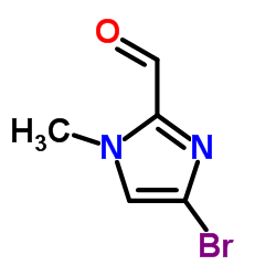 4-bromo-1-methyl-1H-imidazole-2-carbaldehyde结构式