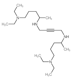 N-[4-(5-diethylaminopentan-2-ylamino)but-2-ynyl]-N,N-diethyl-pentane-1,4-diamine picture