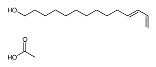 acetic acid,tetradeca-11,13-dien-1-ol结构式