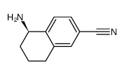 (R)-5-AMINO-5,6,7,8-TETRAHYDRONAPHTHALENE-2-CARBONITRILE Structure