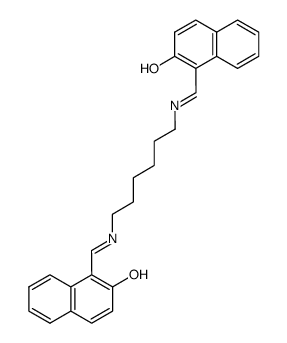 N,N'-bis(2-hydroxy-1-naphthylidene)-1,6-hexadiimine Structure