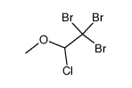 2,2,2-Tribromo-1-chloro-1-methoxyethane结构式