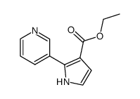 2-[3]pyridyl-pyrrole-3-carboxylic acid ethyl ester Structure