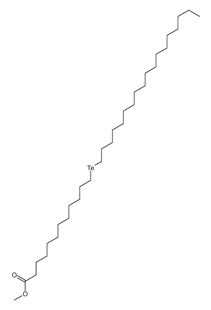 methyl 12-octadecyltellanyldodecanoate Structure