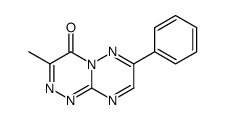 3-methyl-7-phenyl-[1,2,4]triazino[4,3-b][1,2,4]triazin-4-one结构式