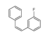 1-fluoro-3-(2-phenylethenyl)benzene Structure