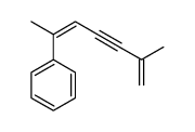 6-methylhepta-2,6-dien-4-yn-2-ylbenzene Structure