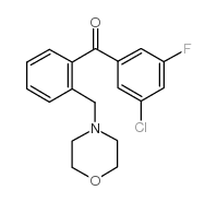 3'-CHLORO-5'-FLUORO-2-MORPHOLINOMETHYL BENZOPHENONE图片