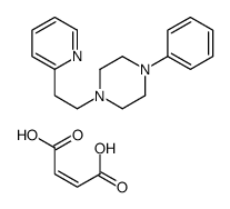 but-2-enedioic acid,1-phenyl-4-(2-pyridin-2-ylethyl)piperazine Structure