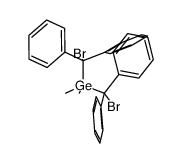 bis(bromodiphenyimethyl)dimethylgermanium Structure