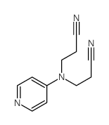 3-(2-cyanoethyl-pyridin-4-yl-amino)propanenitrile structure