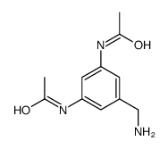 N-[3-acetamido-5-(aminomethyl)phenyl]acetamide Structure