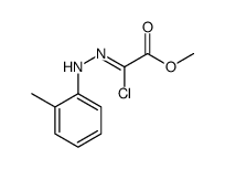 methyl 2-chloro-2-[(2-methylphenyl)hydrazinylidene]acetate结构式