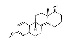 Δ8(14)-Dehydro-9β-D-homoisooestron-methylaether结构式