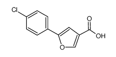 5-(4-chlorophenyl)furan-3-carboxylic acid Structure