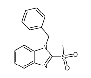 1-benzyl-2-methanesulfonyl-1H-benzimidazole结构式