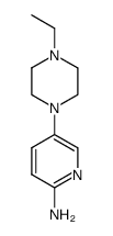 5-(4-ethylpiperazin-l-yl)-pyridin-2- ylamine Structure