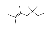 2,3,5,5-tetramethyl-hept-2-ene Structure