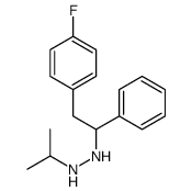 1-[2-(4-fluorophenyl)-1-phenylethyl]-2-propan-2-ylhydrazine结构式