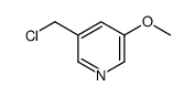 3-(Chloromethyl)-5-methoxypyridine结构式