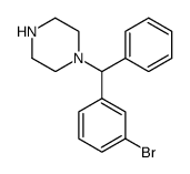 1-(3-bromo-benzhydryl)-piperazine结构式