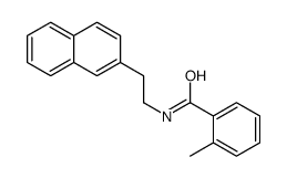 2-METHYL-N-(1R-NAPHTHALEN-2-YL-ETHYL)-BENZAMIDE structure