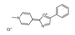 2-(1-methylpyridin-1-ium-4-yl)-5-phenyl-1,3-oxazole,chloride Structure