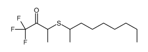 1,1,1-trifluoro-3-nonan-2-ylsulfanylbutan-2-one结构式