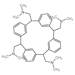 5,11,17,23-tetrakis-dimethylaminomethylcalix[4!arene structure