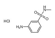 3-amino-N-methylbenzenesulfonamide hydrochloride Structure