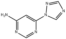6-(1H-1,2,4-Triazol-1-yl)pyrimidin-4-amine结构式