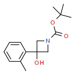 tert-butyl 3-hydroxy-3-o-tolylazetidine-1-carboxylate picture