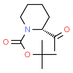 (R)-1-Boc-2-acetyl-piperidine structure