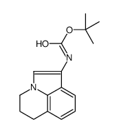 tert-Butyl (5,6-dihydro-4H-pyrrolo[3,2,1-ij]quinolin-1-yl)carbamate Structure