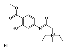 diethyl-[2-(3-hydroxy-4-methoxycarbonylanilino)-2-oxoethyl]-methylazanium,iodide结构式