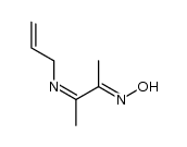 (2E,3Z)-3-(allylimino)butan-2-one oxime Structure