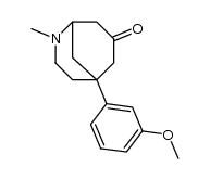 5-(3-methoxyphenyl)-2-methyl-2-azabicyclo[3.3.1]nonan-7-one Structure