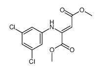 dimethyl 2-(3,5-dichloroanilino)but-2-enedioate结构式