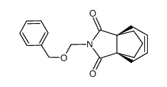 N-benzyloxymethyl-7,9-dioxo-8-azatricyclo(4.3.3.0)dodec-3-ene结构式