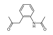 2'-(2-Oxopropyl)acetanilide Structure