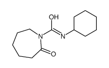 N-cyclohexyl-2-oxoazepane-1-carboxamide结构式