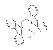 1,2-ethylenebis(9-fluorenyl)zirconium dichloride Structure