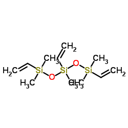 1,3,5-三乙烯基-1,1,3,5,5-五甲基三硅氧烷结构式