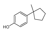 4-(1-methylcyclopentyl)phenol结构式