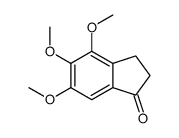 4,5,6-TRIMETHOXY-2,3-DIHYDRO-1H-INDEN-1-ONE Structure