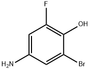 4-Amino-2-bromo-6-fluoro-phenol structure